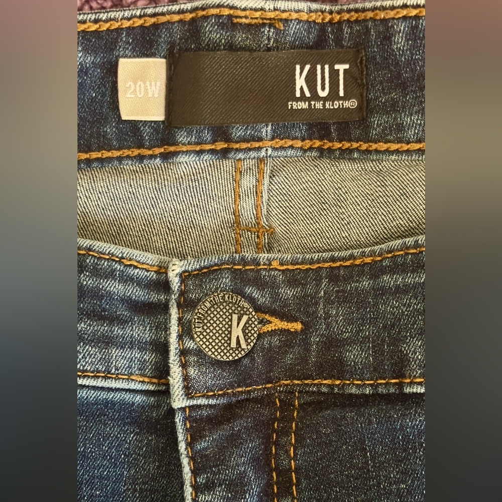 Kut From The Kloth Catherine Boyfriend, Plus Mid Rise Jeans Women’s Size 20W - Picture 5 of 9